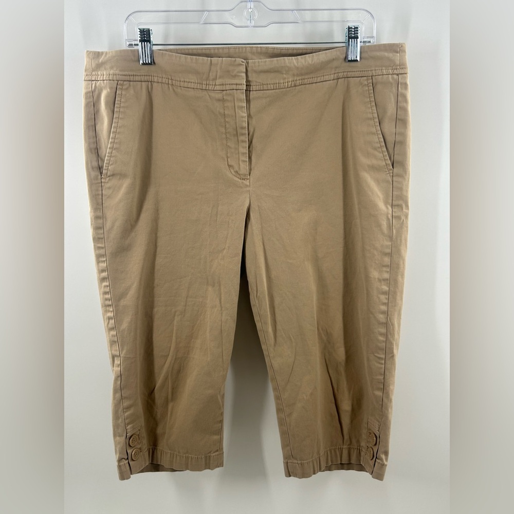 Talbots Pedal Pushers in Beige Size 14P